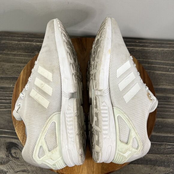 Adidas Mens Size 12 ZX Flux S32277 White Running Shoes Sneakers Athletic main image 8